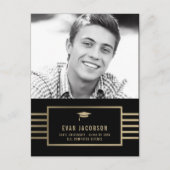 Goud Pet BEWERKBARE KLEUR Afstuderen Briefkaart (Voorkant)