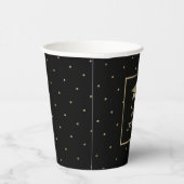 Goud Pet BEWERKBARE KLEUR Afstuderen Papier Cup Papieren Bekers (Rechts)