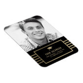 Goud Pet - EDITABLE KLEUR Afstuderen Magnet Magneet (Rechterzijde)