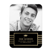 Goud Pet - EDITABLE KLEUR Afstuderen Magnet Magneet (Verticaal)