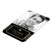 Goud Pet - EDITABLE KLEUR Afstuderen Magnet Magneet (Linkerzijde)