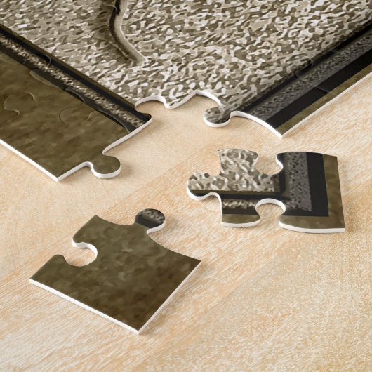 Goud Pet en diploma goud Legpuzzel (Zijkant)