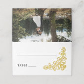  goud plaatskaartje (Buitenkant ongevouwen)