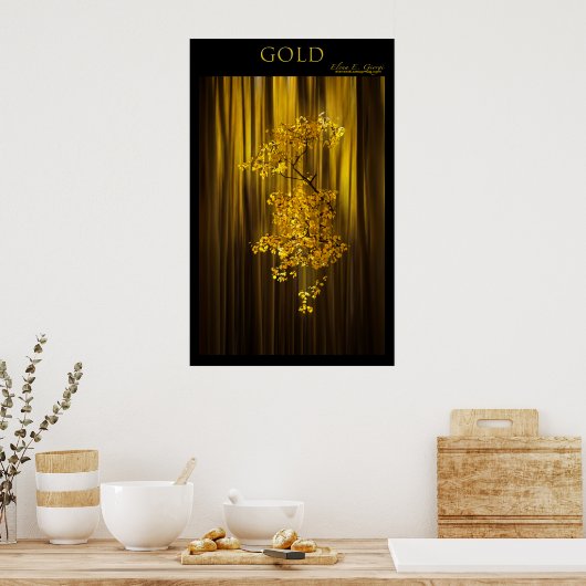 Goud Poster (Keuken)