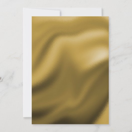 Goud & Prinses Kroon met Crème Zijde Kaart (Achterkant)