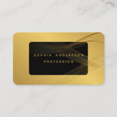 Goud | Professioneel legant modern Golden Visitekaartje (Voorkant)
