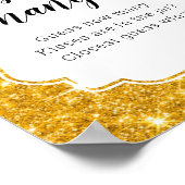 Goud raad hoeveel Vrijgezellenfeest Kisses Poster (Hoek)