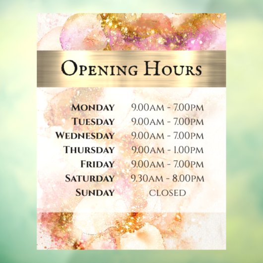 Goud Raamsticker (Vel 3)