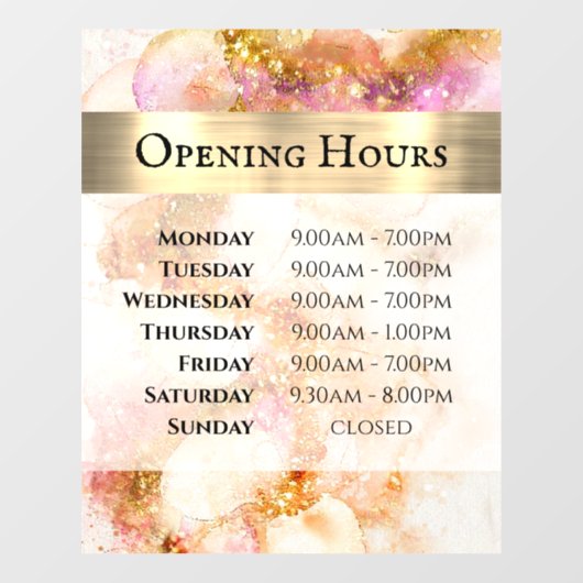 Goud Raamsticker (Vel)