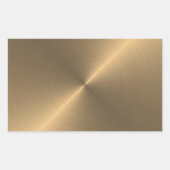 Goud Rechthoekige Sticker (Voorkant)