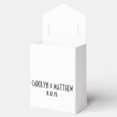 Goud rendier Antler bruiloft Bedankdoosjes (Geopend)