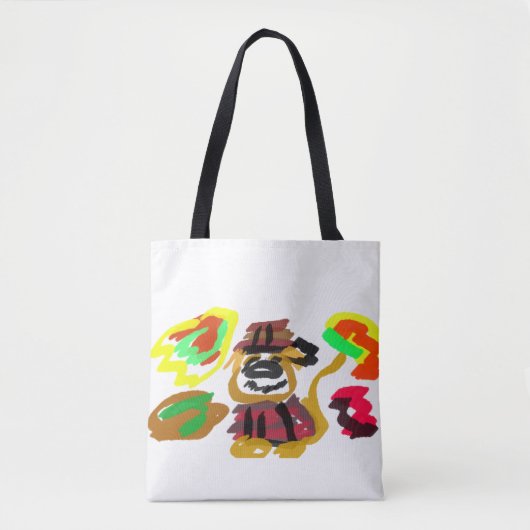 Goud retriever Herfst Tote Bag (Voorkant)