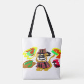 Goud retriever Herfst Tote Bag (Achterkant)