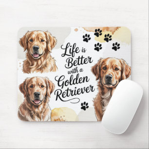 Goud Retriever Hond Muismat