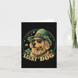Goud Retriever Hond - St. Patrick's Day Sint Pad Kaart