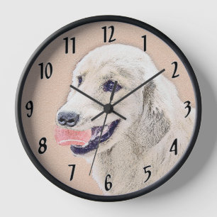 Goud Retriever met Tennisbal Schilderij Honden Kun
