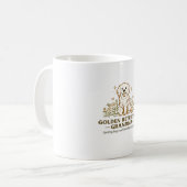 Goud Retriever Oma Koffiemok (Voorkant links)