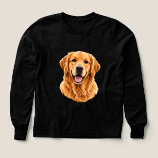 Goud Retriever Portret Honden Illustratie