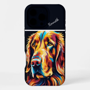Goud Retriever Portret iPhone 16 Pro Max Hoesje