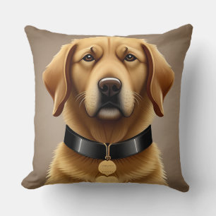 Goud Retriever Portret  Kussen