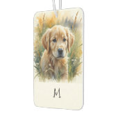 Goud Retriever Puppy Luchtverfrisser (Links)