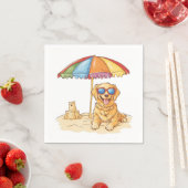 Goud Retriever Strand Hond Servet (Insitu)