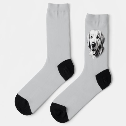Goud Retriever tekenen Sokken (Links)