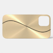 Goud roestvrij staal Case-Mate iPhone case (Achterkant (horizontaal))