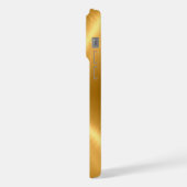Goud roestvrij staal metaal iPhone hoesje (Linkerkant)