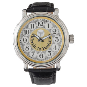 Goud Romeins cijfer chique Art Deco Horloge