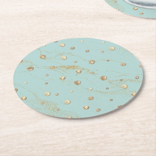 Goud Rond Onderzetter (Gebogen)