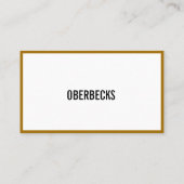 Goud rond visitekaartje (Achterkant)