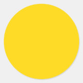 Goud Ronde Sticker (Voorkant)