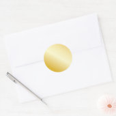 Goud Ronde Sticker (Envelop)