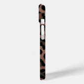 Goud Rood Bruin Zwart Leopard Dierenprint Case-Mate iPhone Case (Achterkant / Links)