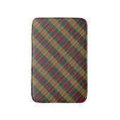 Goud rood en groen kerstcadeau afdrukken badmat (Voorkant Verticaal)