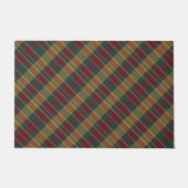 Goud rood en groen kerstcadeau afdrukken deurmat (Voorkant)