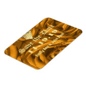 Goud Roos en harten zwemmen Weddenschap Opslaan Da Magneet (Linkerzijde)