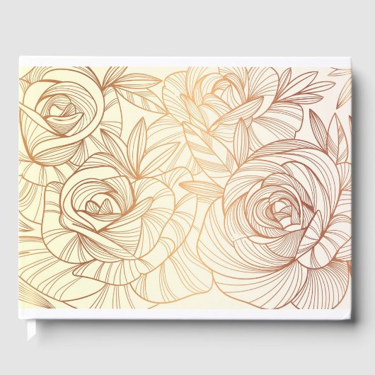 Goud Roos Gastenboek (Voorkant)