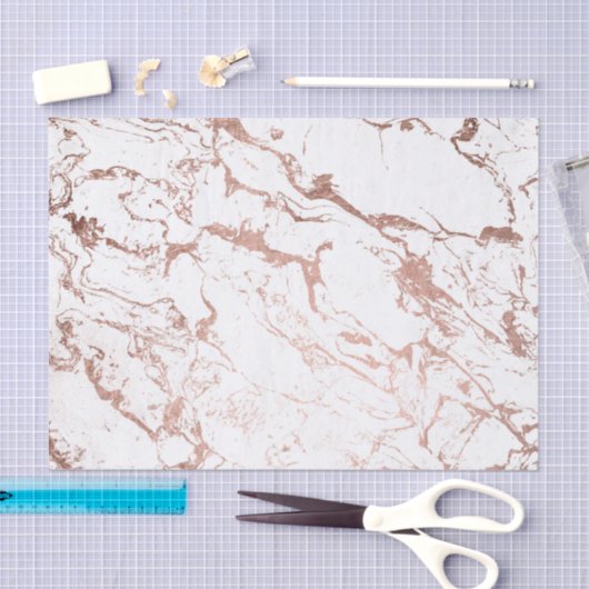 Goud roos goudmarmer tissuepapier (Craft)