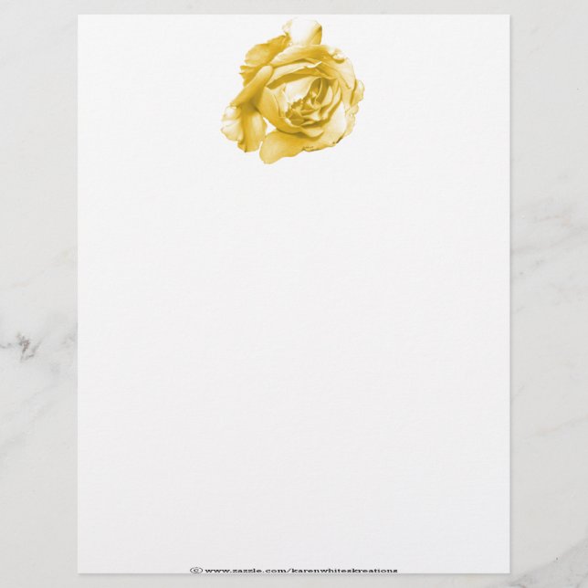 Goud Roos Letterhead (Voorkant)