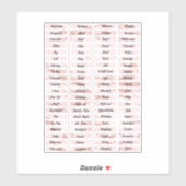 Goud Roos Marmeren Planner Stickers (Vel)