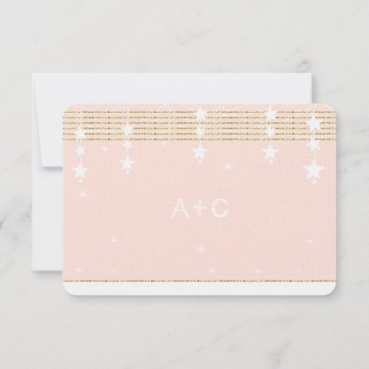 Goud Roos onder de sterren RSVP (Achterkant)