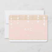 Goud Roos onder de sterren RSVP Kaartje (Achterkant)