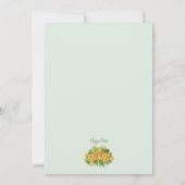 Goud Roos Vrijgezellenfeest Kaart (Achterkant)