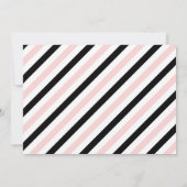 Goud & Roze Confetti Brunch & Bubbly Vrijgezellenf Kaart (Achterkant)