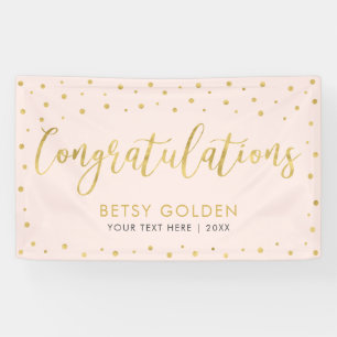 Goud & Roze Congratulatie Feest, Evenementenbann Spandoek