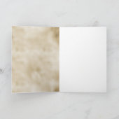 Goud Roze Geel Bloemen Kaart (Binnen)