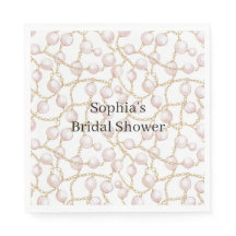 Goud Roze Glam Parels Bruidsfeest