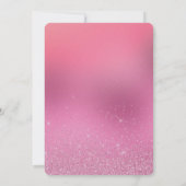 Goud Roze Glitzy Ogen Kaart (Achterkant)